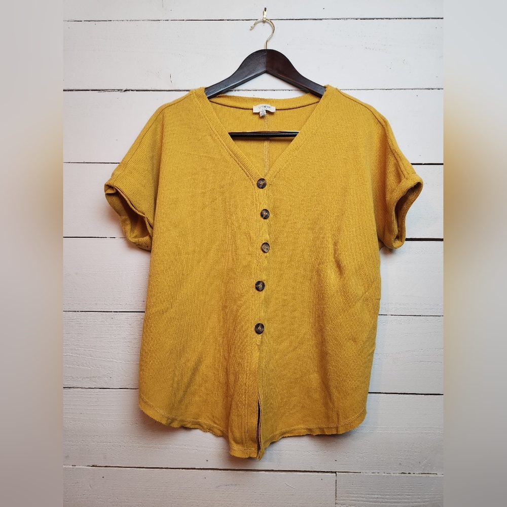 Umgee - Mustard Yellow Top - Size Small